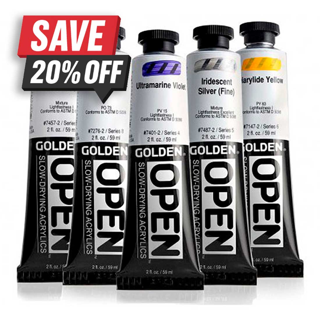 Golden Open Acrylic