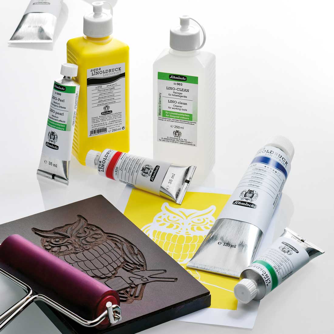 Schmincke Aqua Linoprint