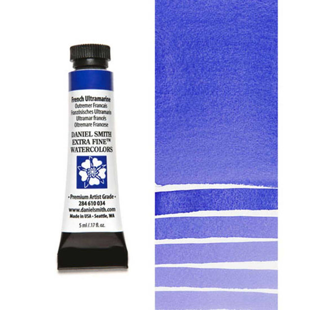 Daniel Smith 284610043 Extra Fine Watercolors Tube, 5ml, Indanthrone Blue -  Art By Masters