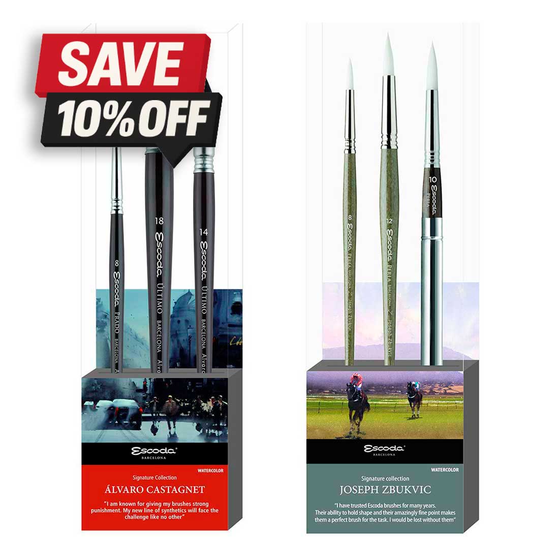 Escoda Artist Signature Brush Sets