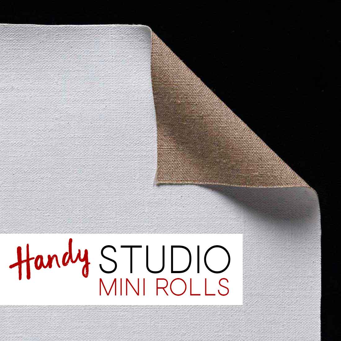 166 Claessens Acrylic Primed Belgian Linen - Studio Mini Roll - 5mtr Roll