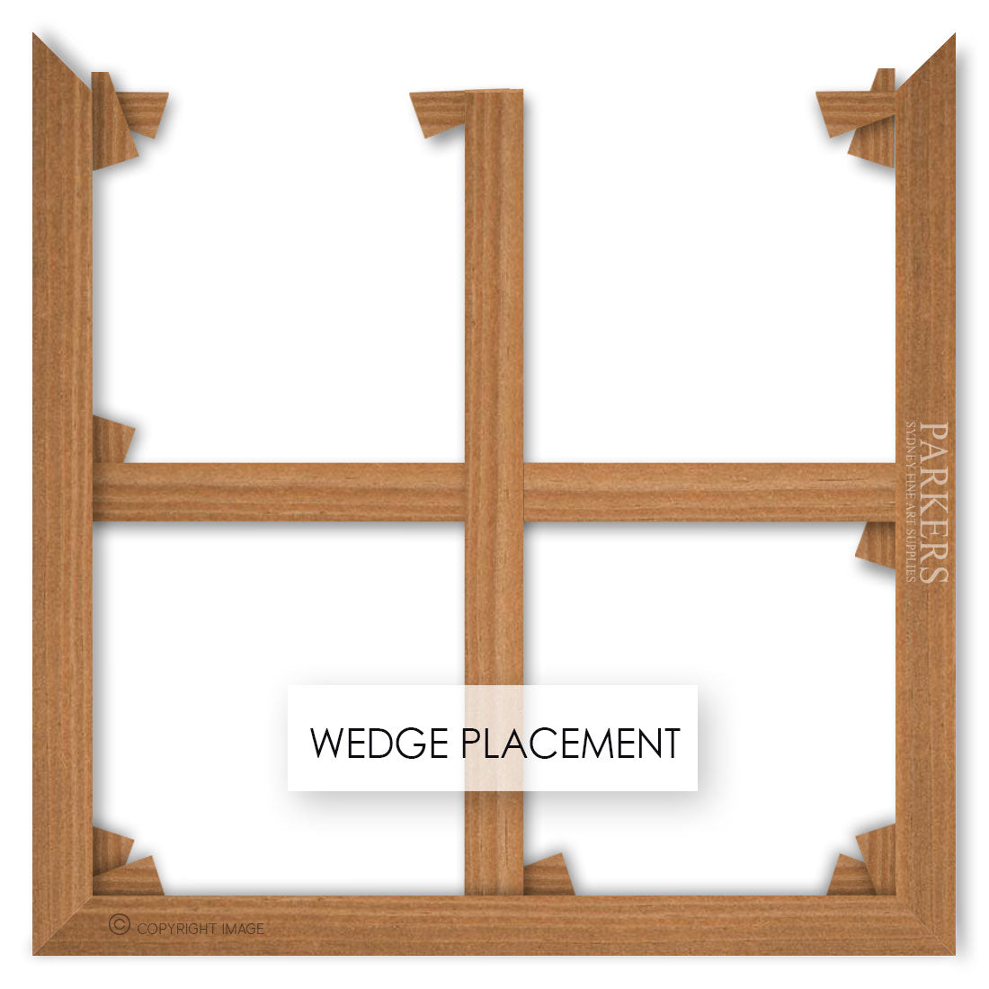 Wedges for Stretcher Frames
