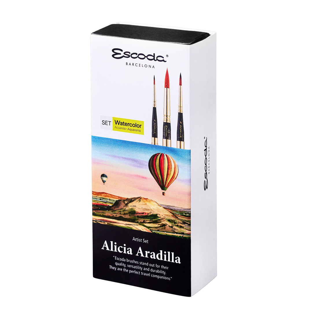 Escoda 8624 Artist Alicia Aradilla Travel Brush Set
