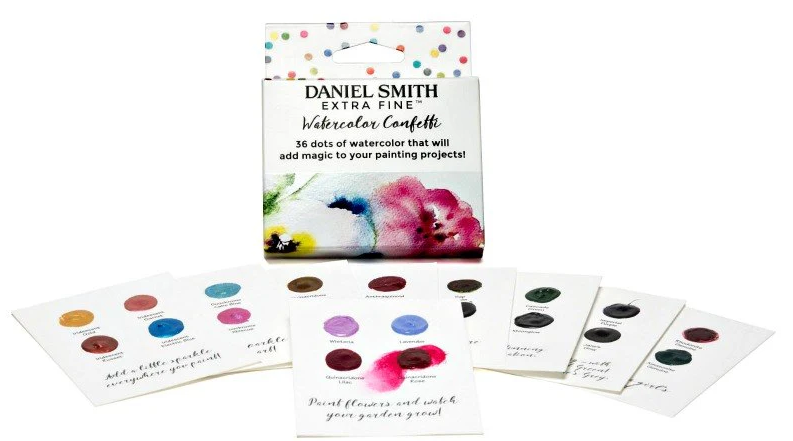 DANIEL SMITH Confetti Watercolour 36 Dot Set