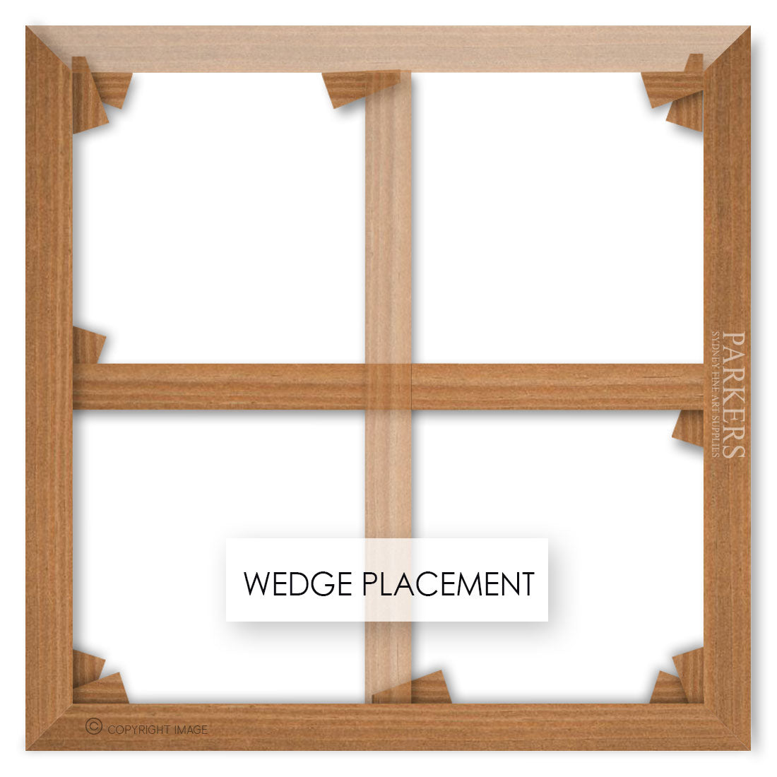 Wedges for Stretcher Frames