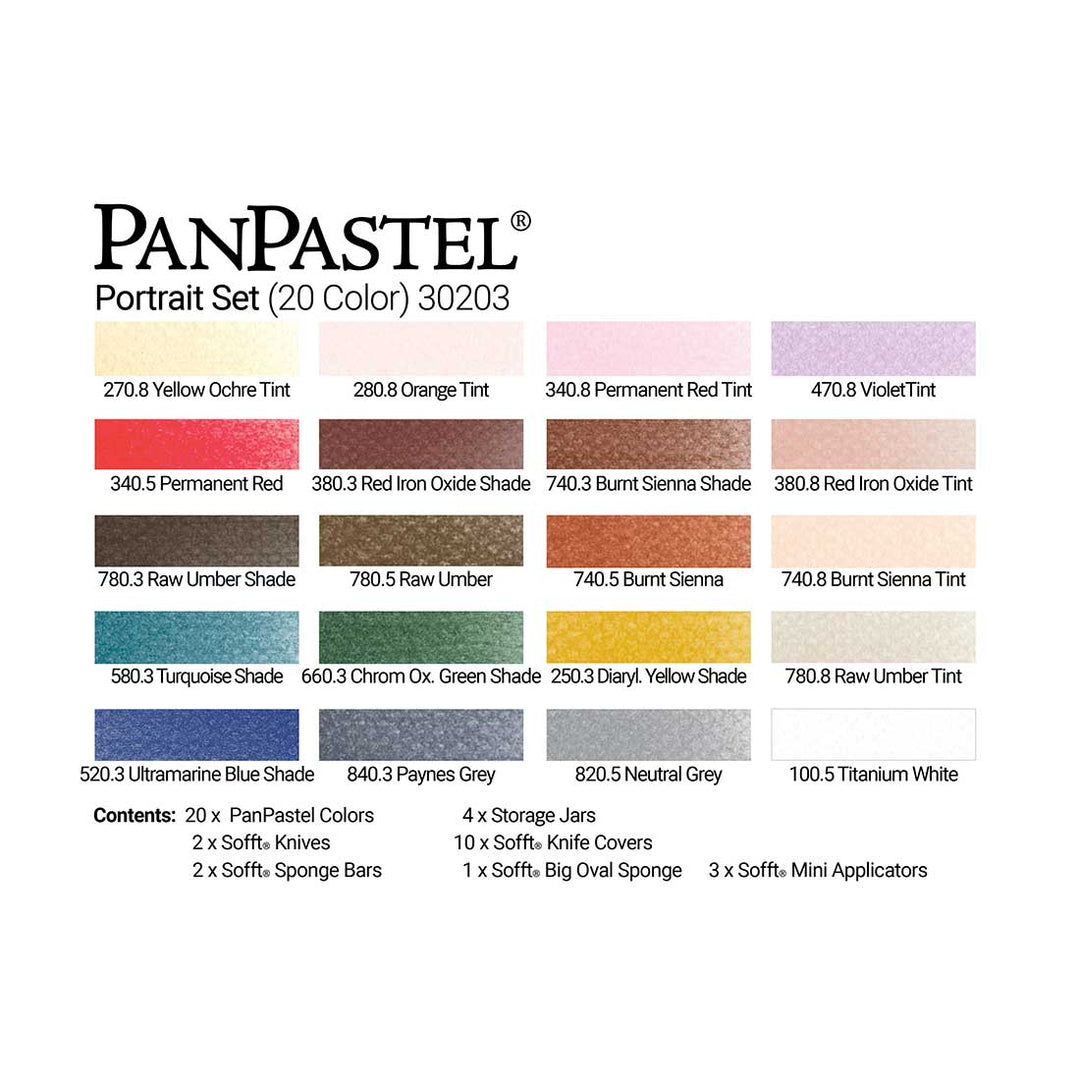 PanPastel パステル 20個セット 30203_20_Color_Portrait_1_1080