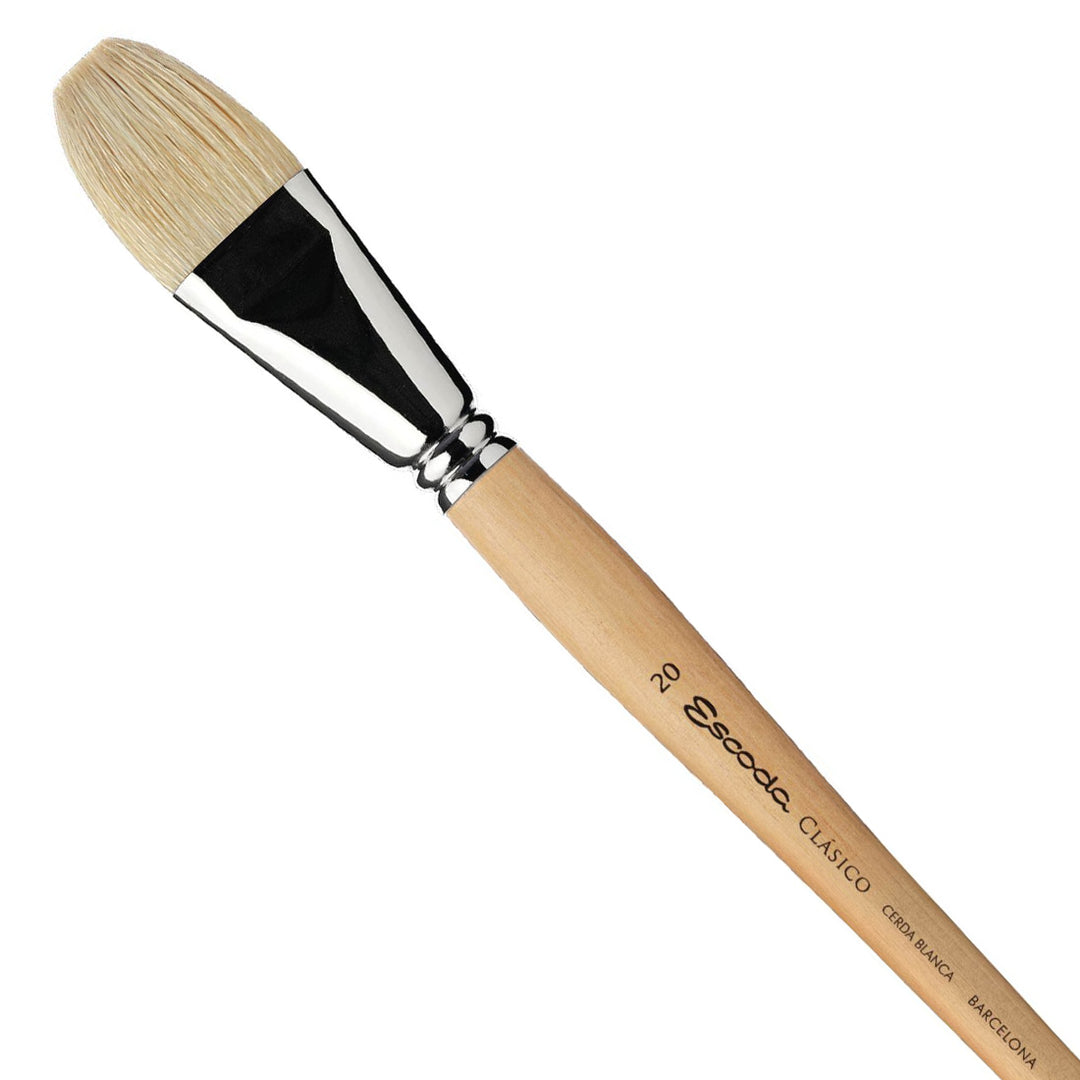 Escoda Round Brush - Series 7500 - White Chungking - - E-shop - View #12