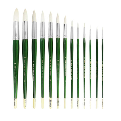 Creative Mark Staccato Artist Paintbrush Set of 12, Synthetic Bristle, Long Handled for Acrylic Painting, Includes Brush Easel Stand, Other